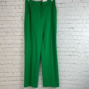 C by One Dress PantsStraight Leg Trouser Green Size Medium Business Casual NWT